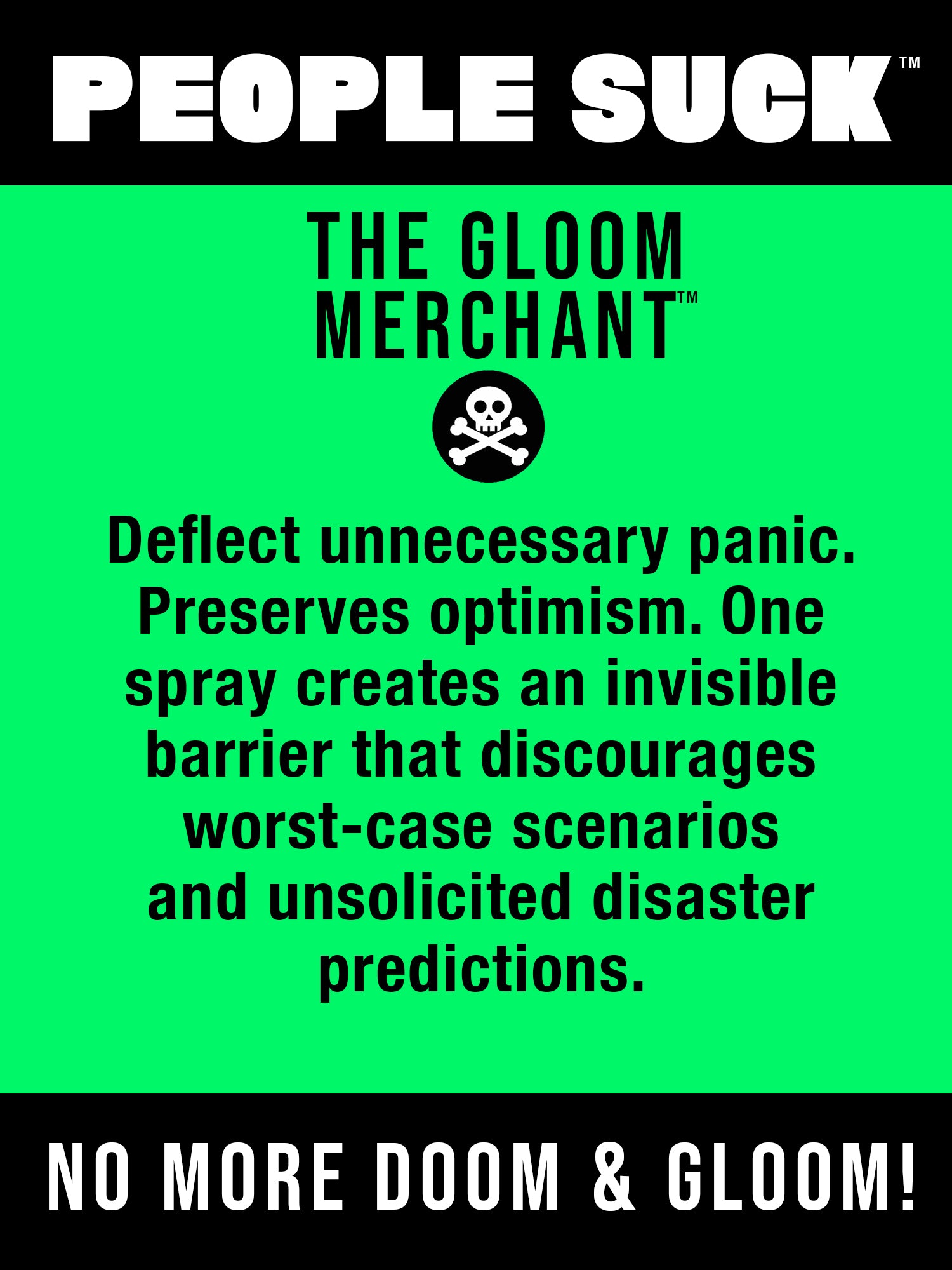 The Gloom Merchant™ Human Repellent Spray