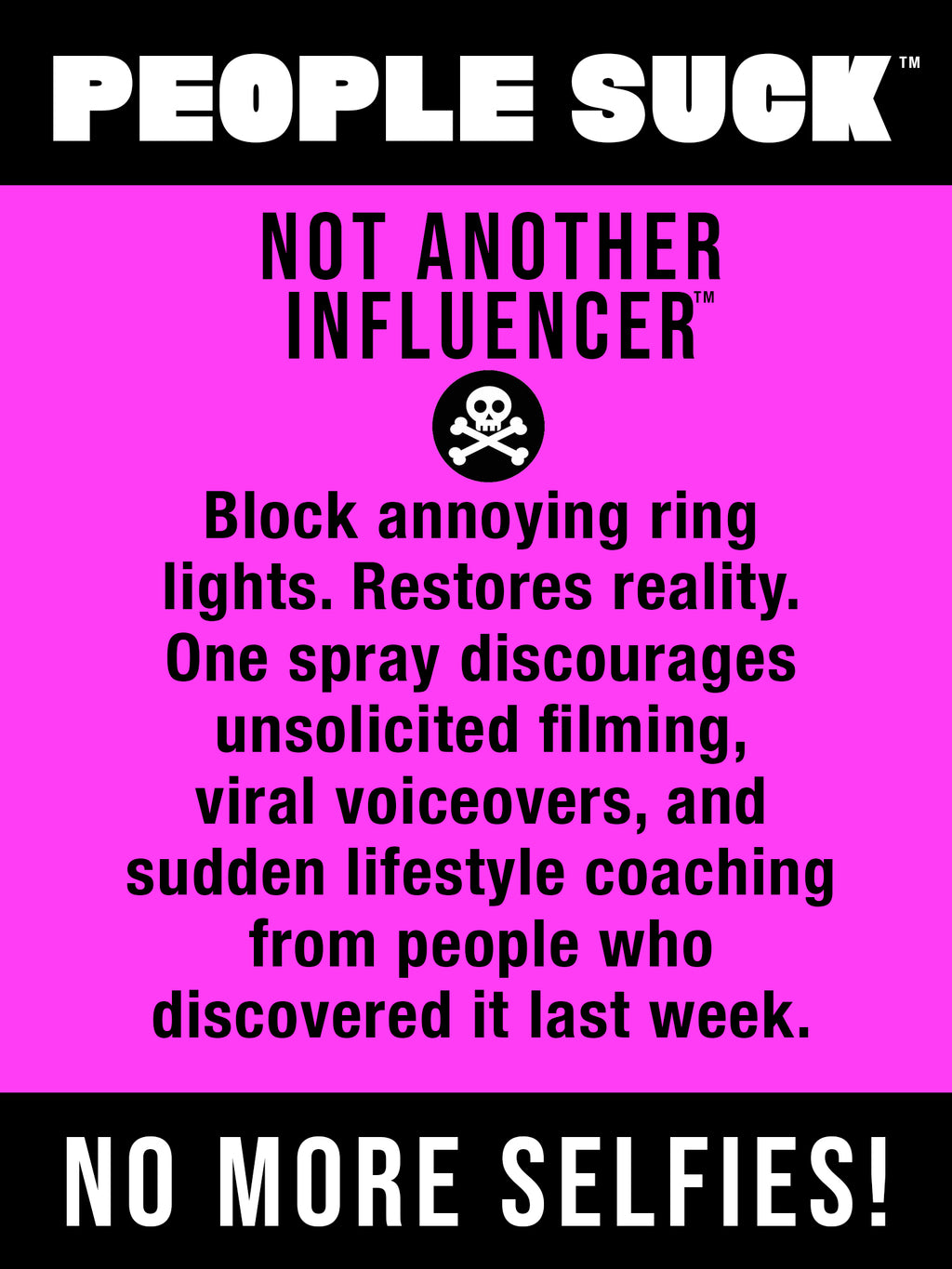 Not Another Influencer™ Human Repellent Spray