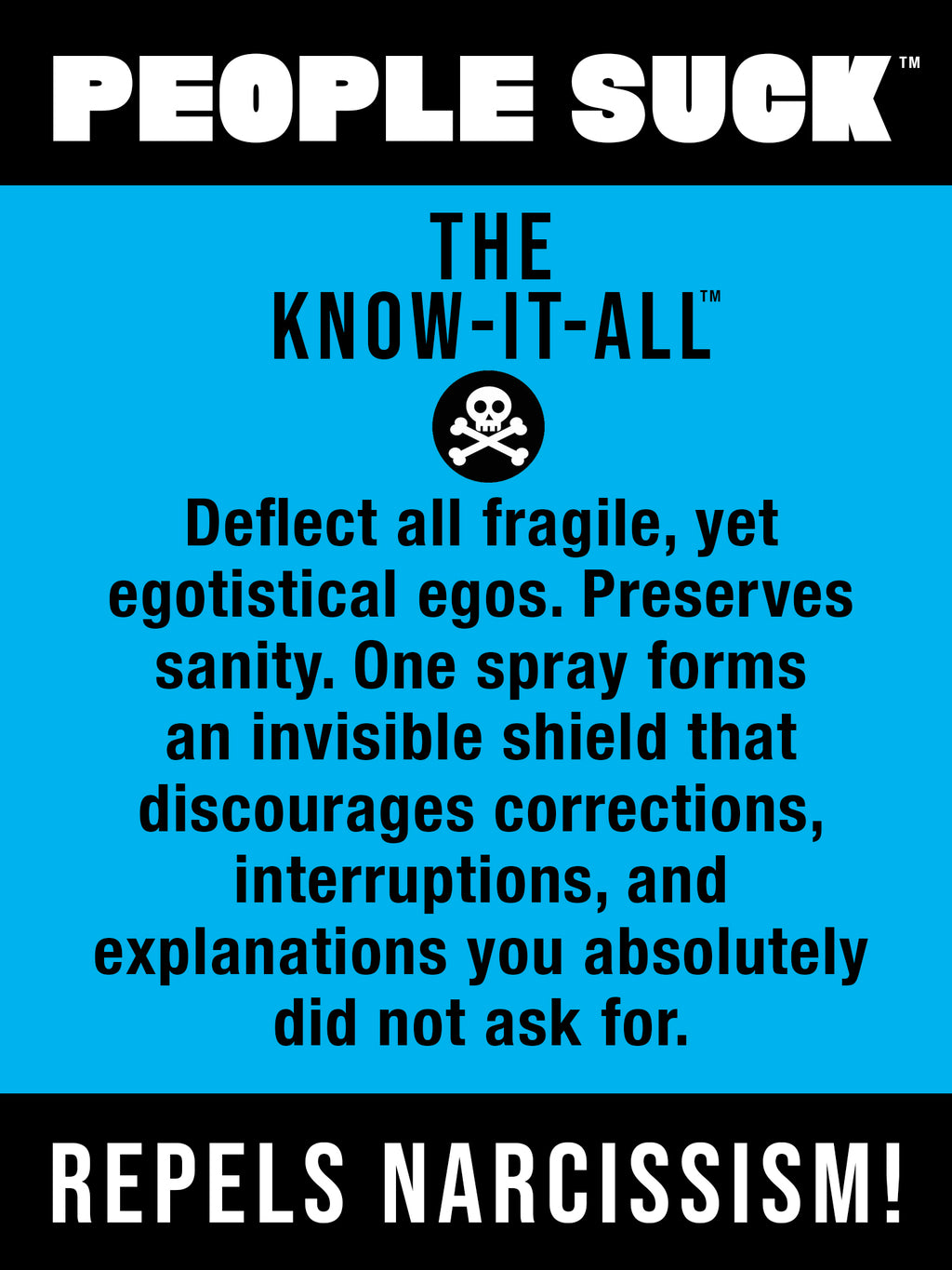 The Know-It-All™ Human Repellent Spray